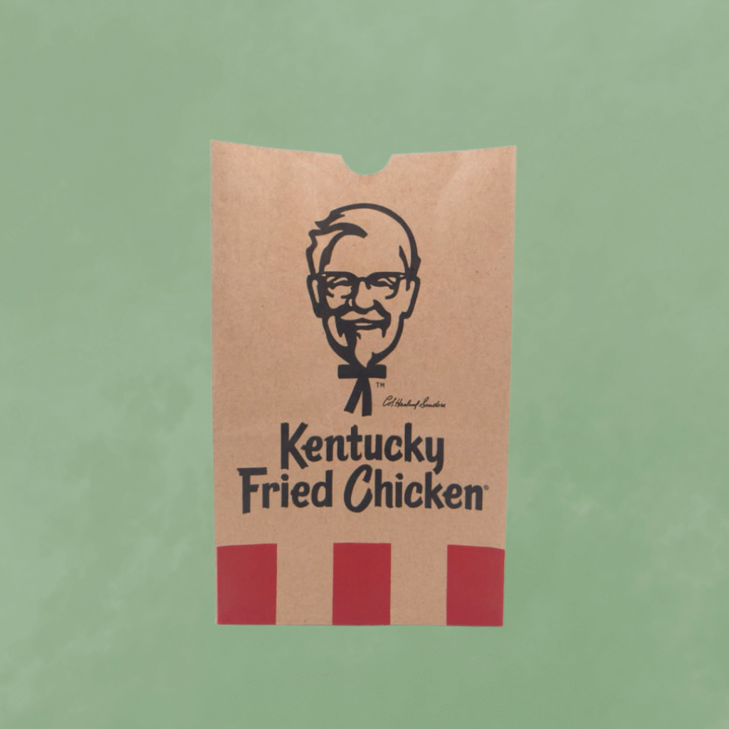 Custom printed bags KFC