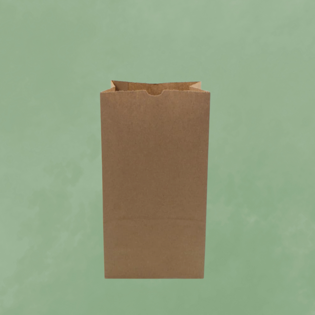 SOS / Square bottom / Takeaway paper bags - Brown