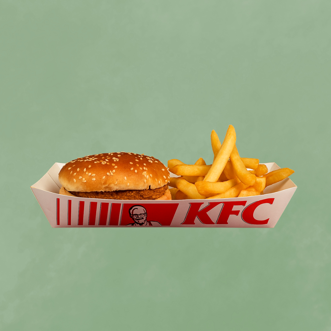 KFC boat food paper tray