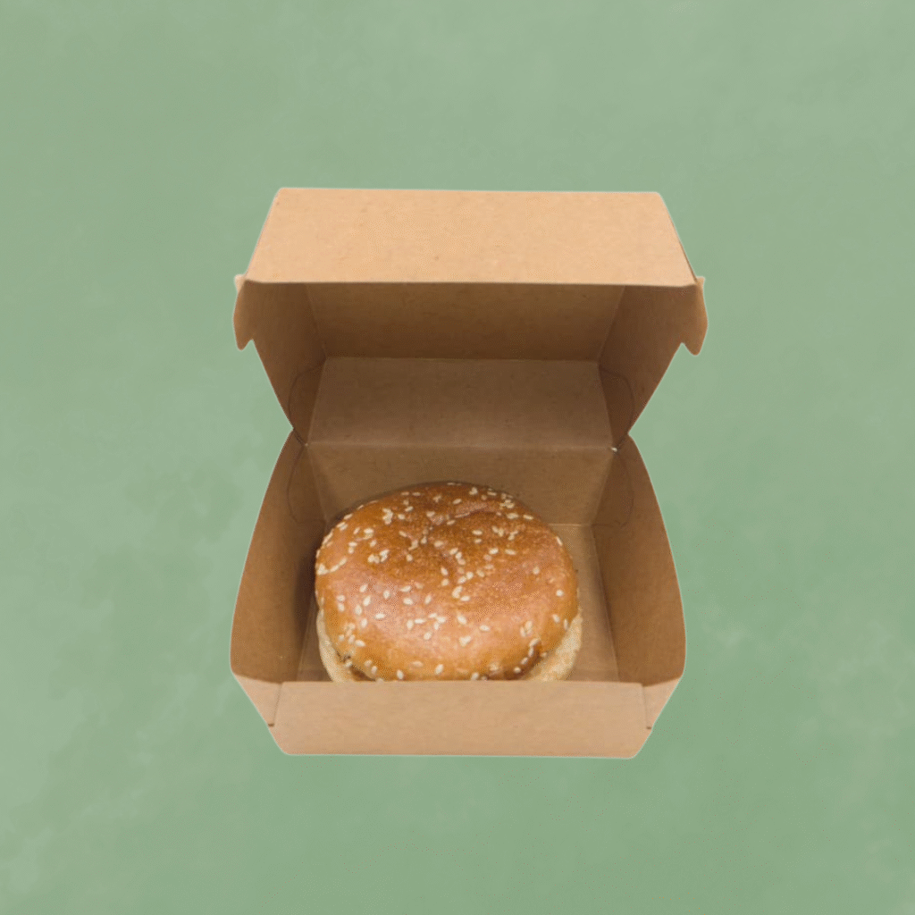 Kraft Burger Paper Box