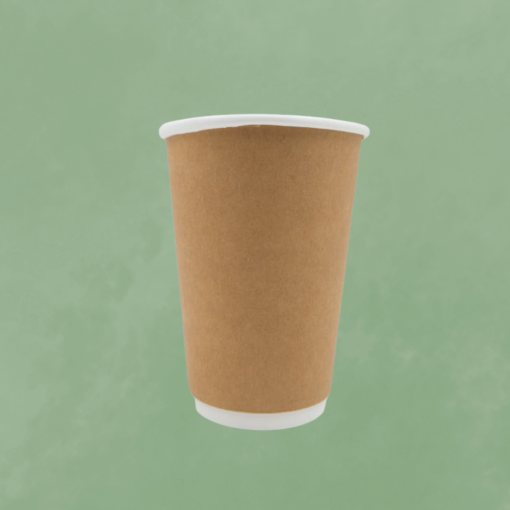 Brown Double wall paper cups