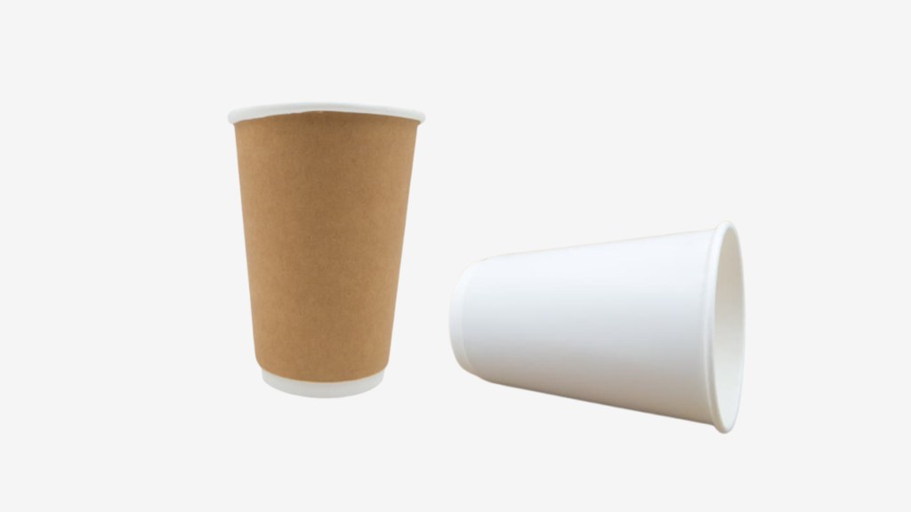 Double wall paper cups