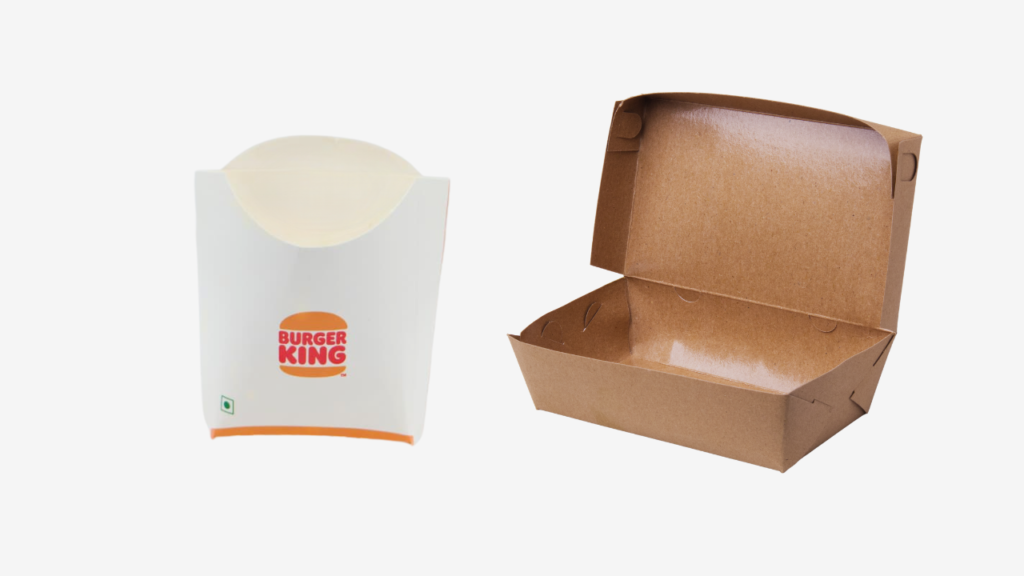 Food and fries box