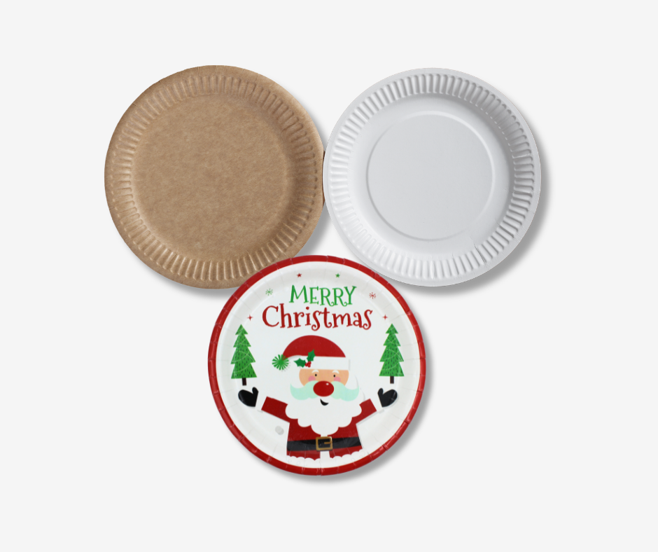 Paper plates round