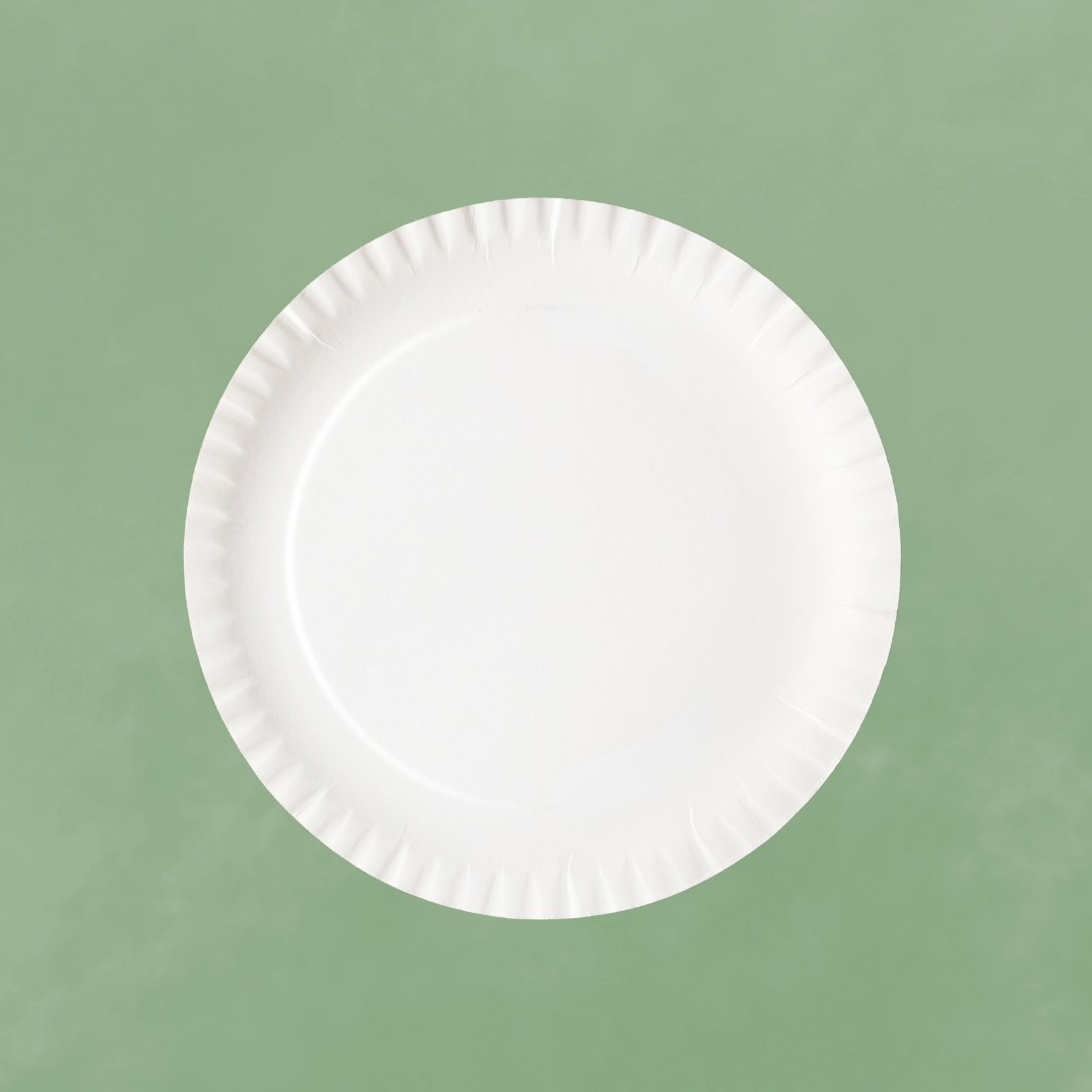 White Paper Plates