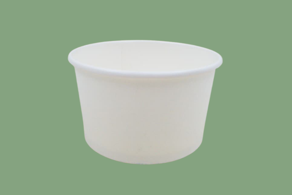 White Paper Food Container