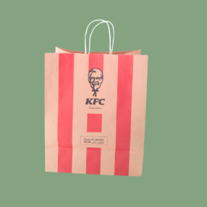Custom KFC brand printed paper bags